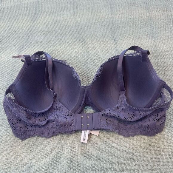 Victoria’s Secret Dream Angels Lace Underwire Bra Size 38C NWT Purple Lace - Picture 8 of 9